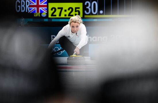 2018 Winter Olympics. Curling. Women. Russia vs. Great Britain