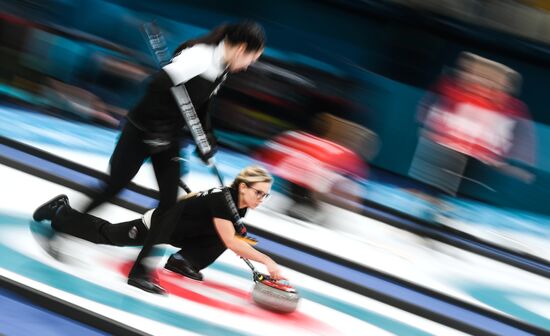 2018 Winter Olympics. Curling. Women. Russia vs. Great Britain