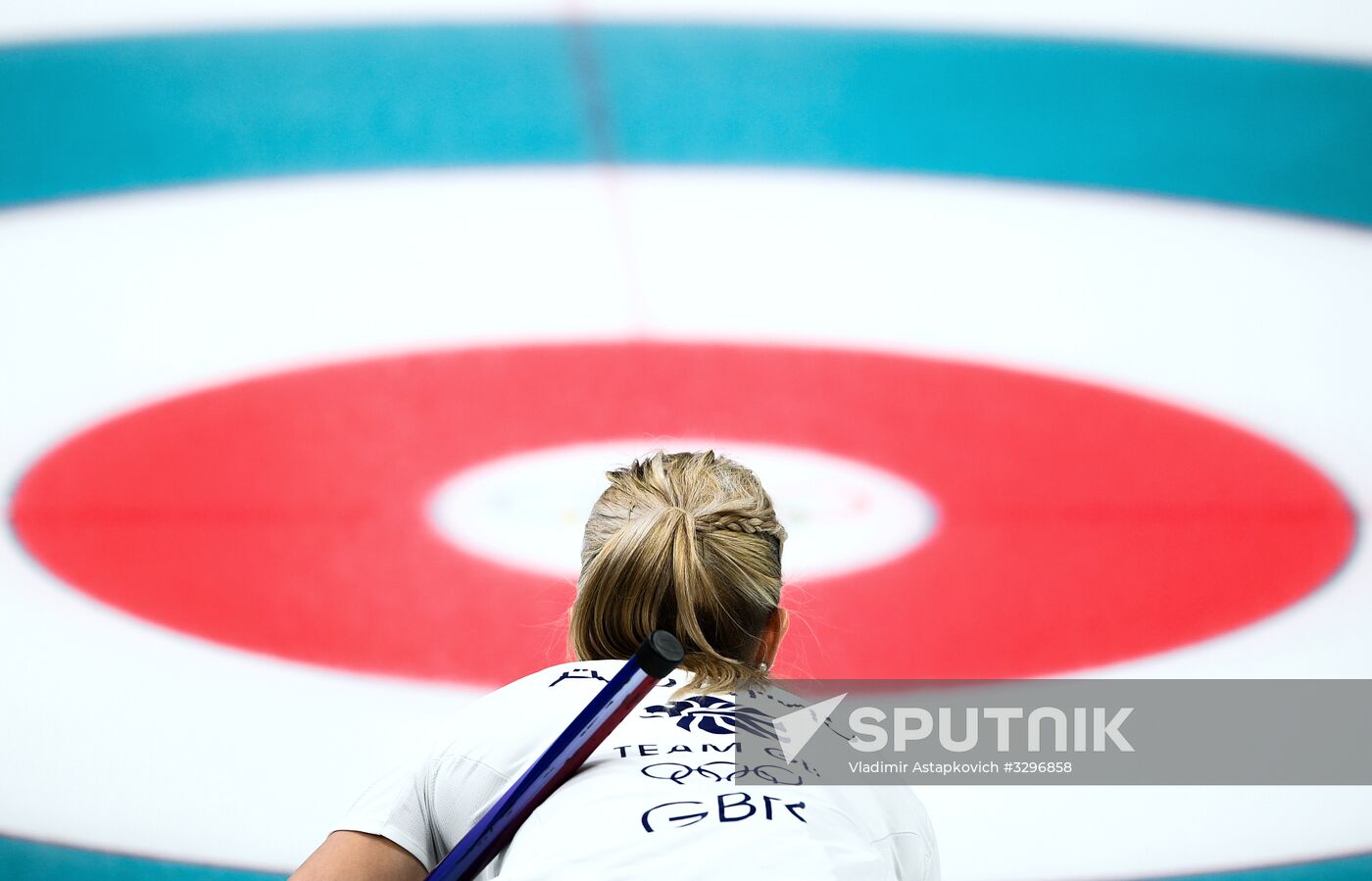 2018 Winter Olympics. Curling. Women. Russia vs. Great Britain