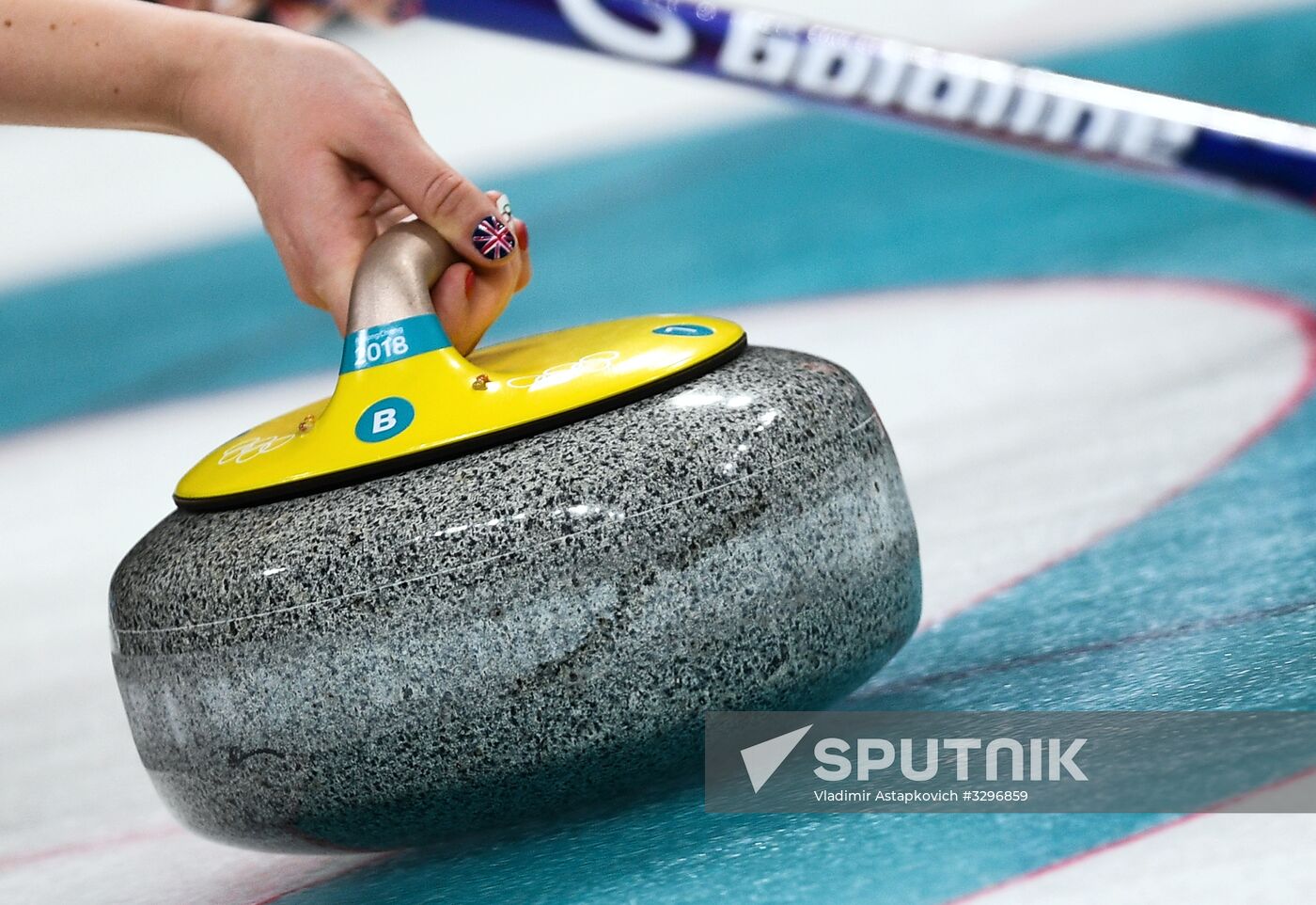 2018 Winter Olympics. Curling. Women. Russia vs. Great Britain