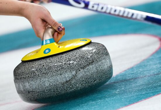 2018 Winter Olympics. Curling. Women. Russia vs. Great Britain