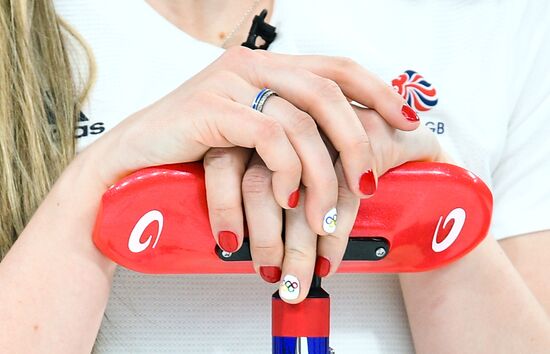 2018 Winter Olympics. Curling. Women. Russia vs. Great Britain