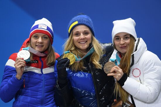 2018 Winter Olympics. Award ceremony. Day five