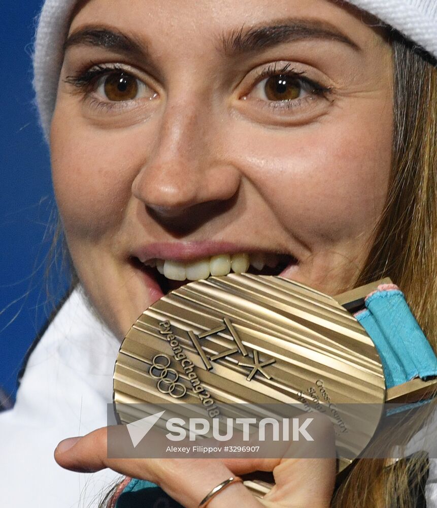 2018 Winter Olympics. Award ceremony. Day five