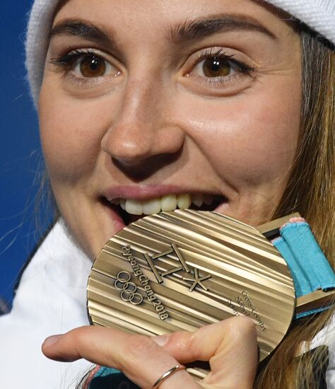 2018 Winter Olympics. Award ceremony. Day five