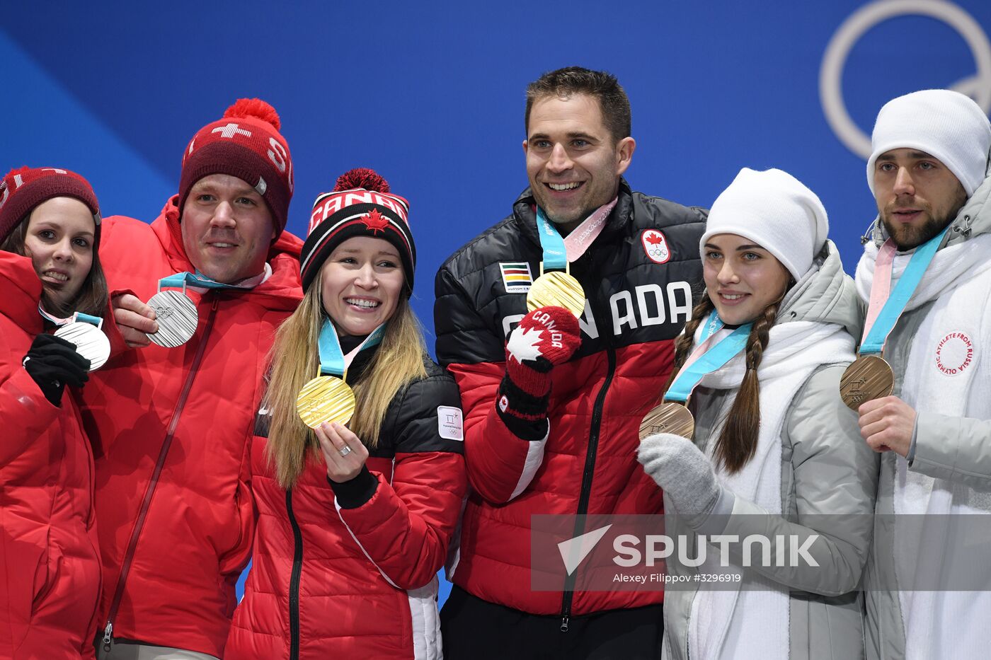 2018 Winter Olympics. Award ceremony. Day five