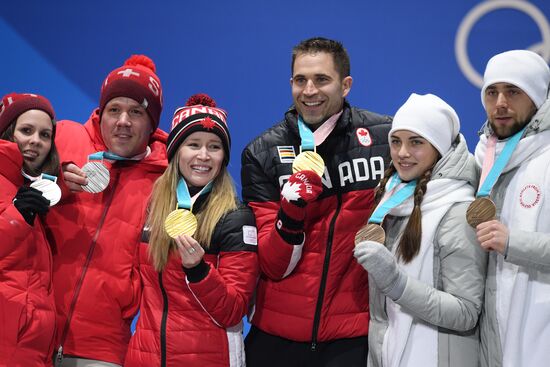 2018 Winter Olympics. Award ceremony. Day five