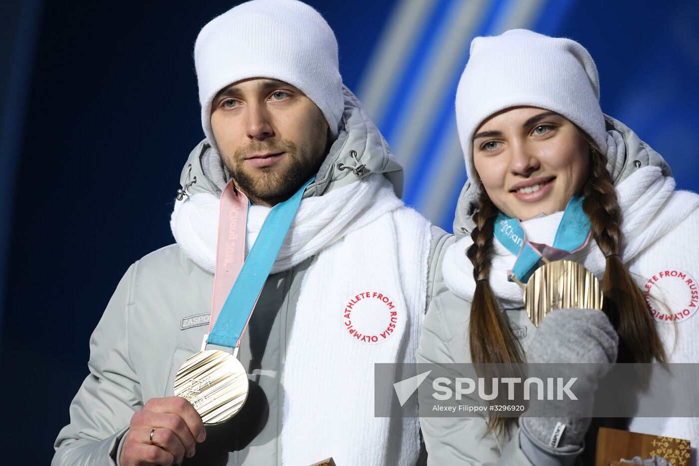 2018 Winter Olympics. Award ceremony. Day five