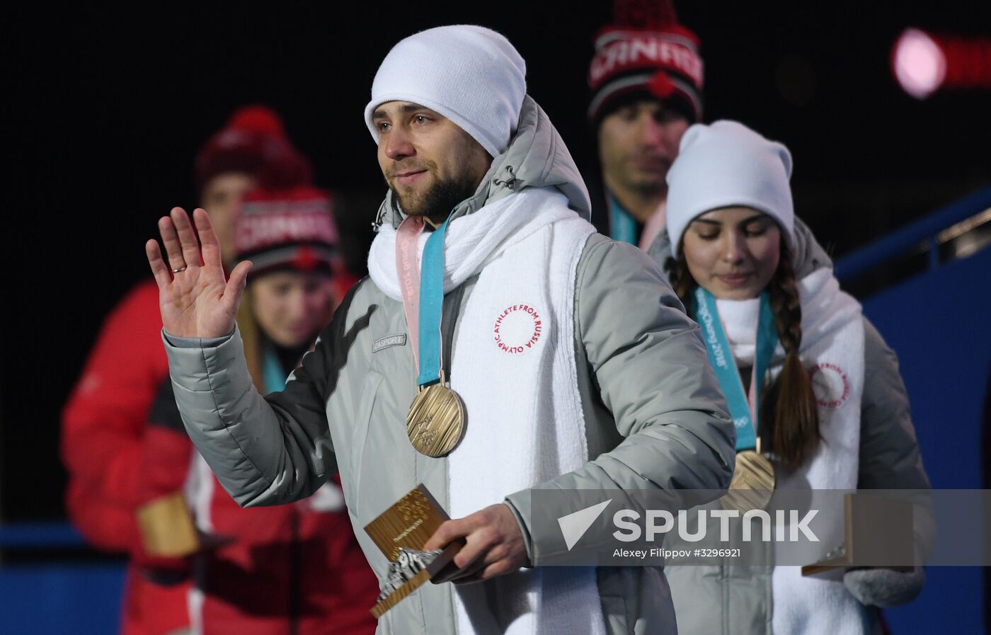 2018 Winter Olympics. Award ceremony. Day five