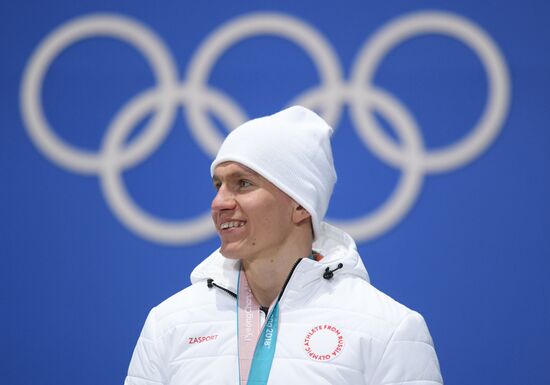 2018 Winter Olympics. Award ceremony. Day five