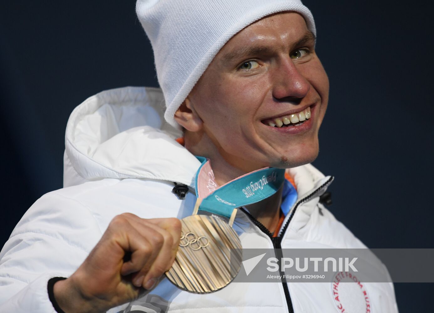 2018 Winter Olympics. Award ceremony. Day five