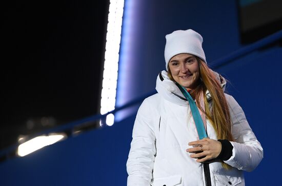 2018 Winter Olympics. Award ceremony. Day five