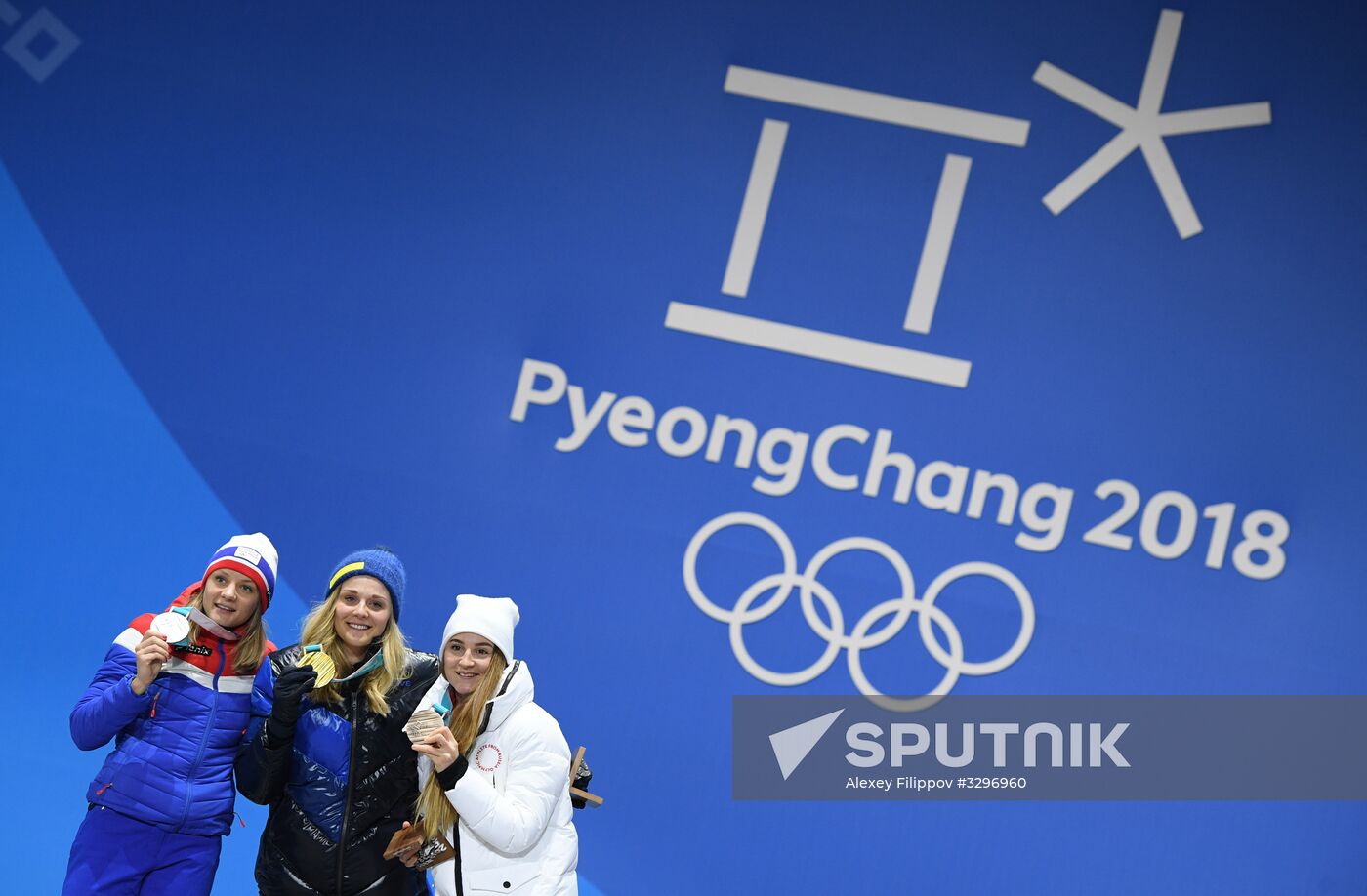 2018 Winter Olympics. Award ceremony. Day five