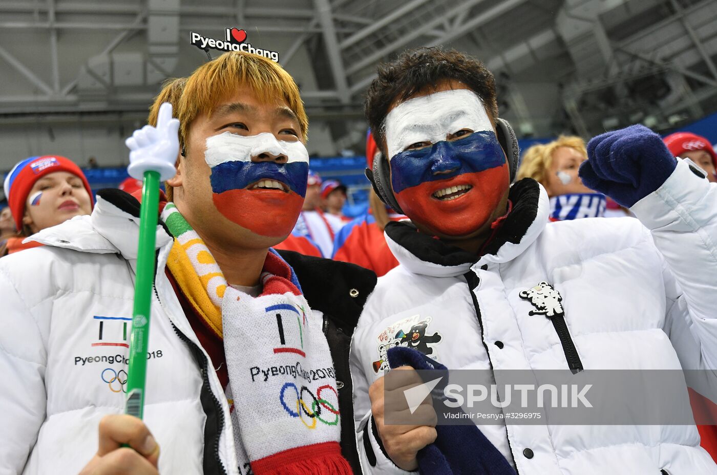 2018 Winter Olympics. Ice hockey. Men. Slovakia vs. Russia