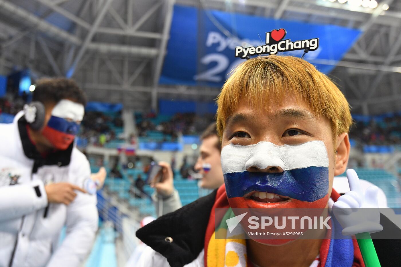 2018 Winter Olympics. Ice hockey. Men. Slovakia vs. Russia