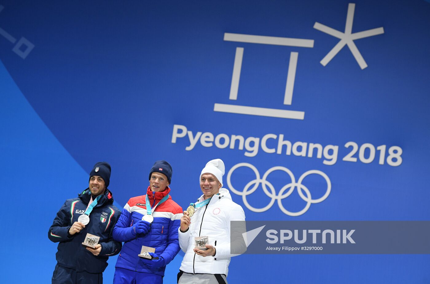 2018 Winter Olympics. Award ceremony. Day five