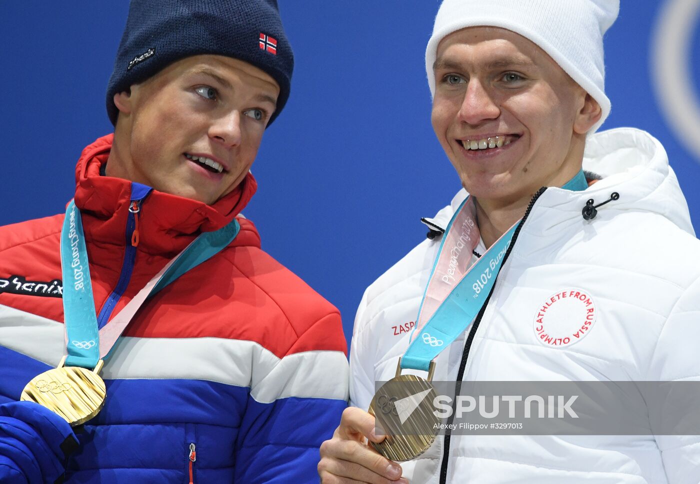 2018 Winter Olympics. Award ceremony. Day five