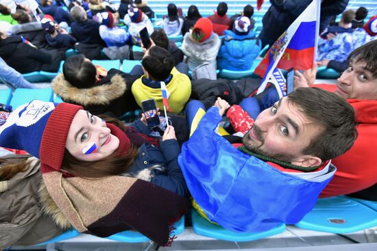 2018 Winter Olympics. Ice hockey. Men. Slovakia vs. Russia