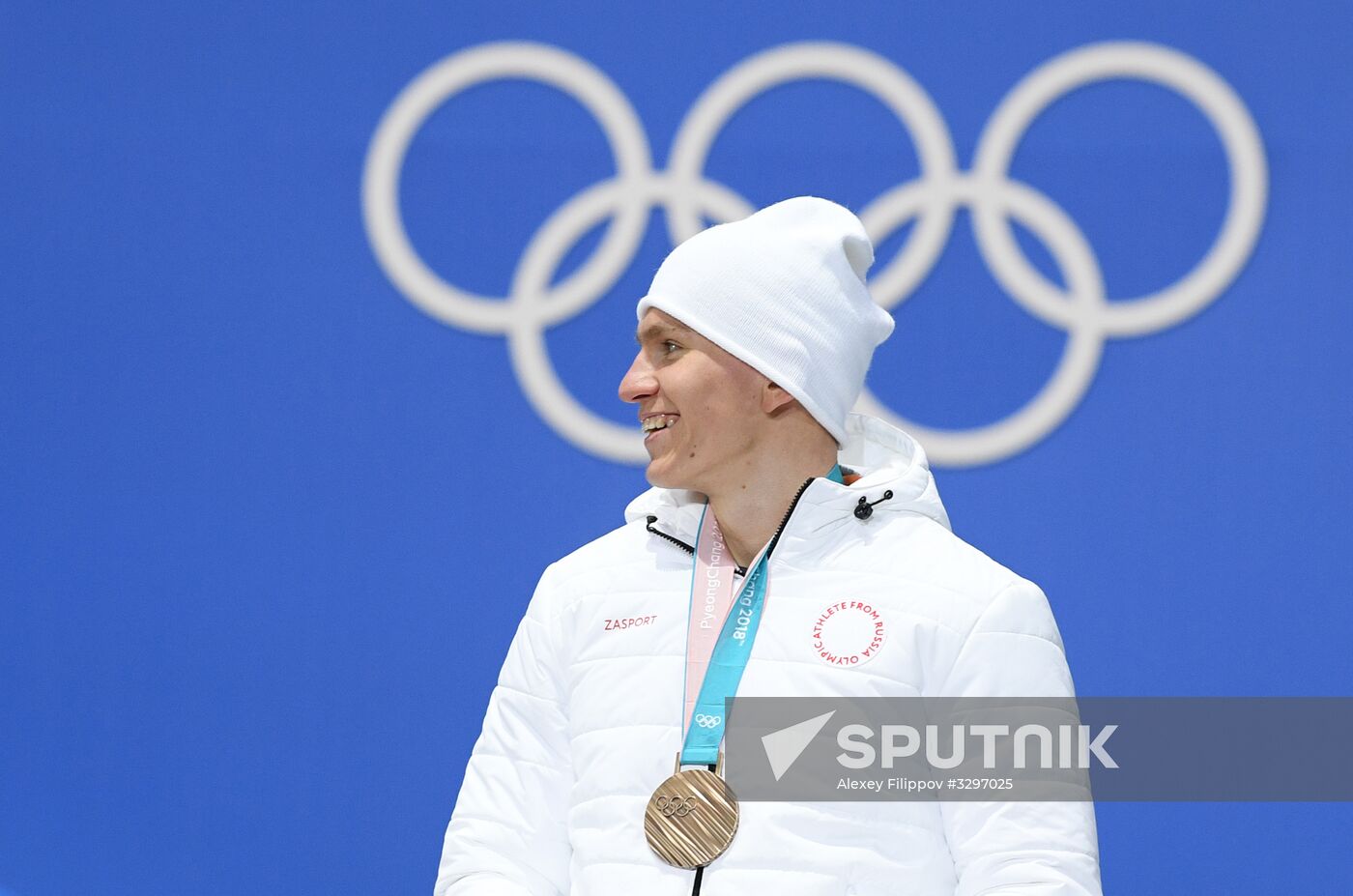 2018 Winter Olympics. Award ceremony. Day five