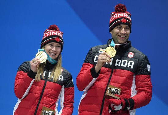 2018 Winter Olympics. Award ceremony. Day five