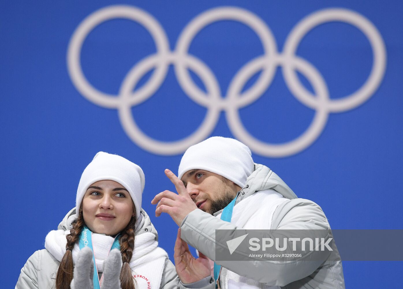 2018 Winter Olympics. Award ceremony. Day five