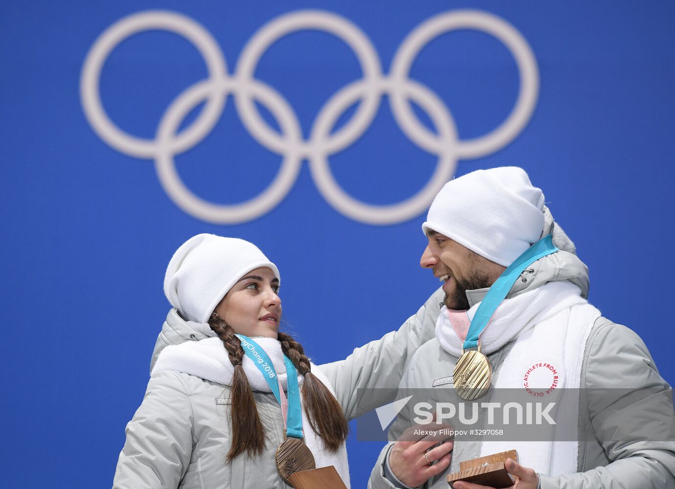 2018 Winter Olympics. Award ceremony. Day five