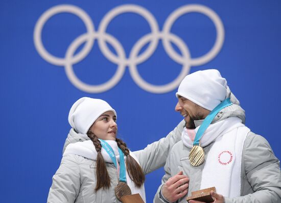 2018 Winter Olympics. Award ceremony. Day five