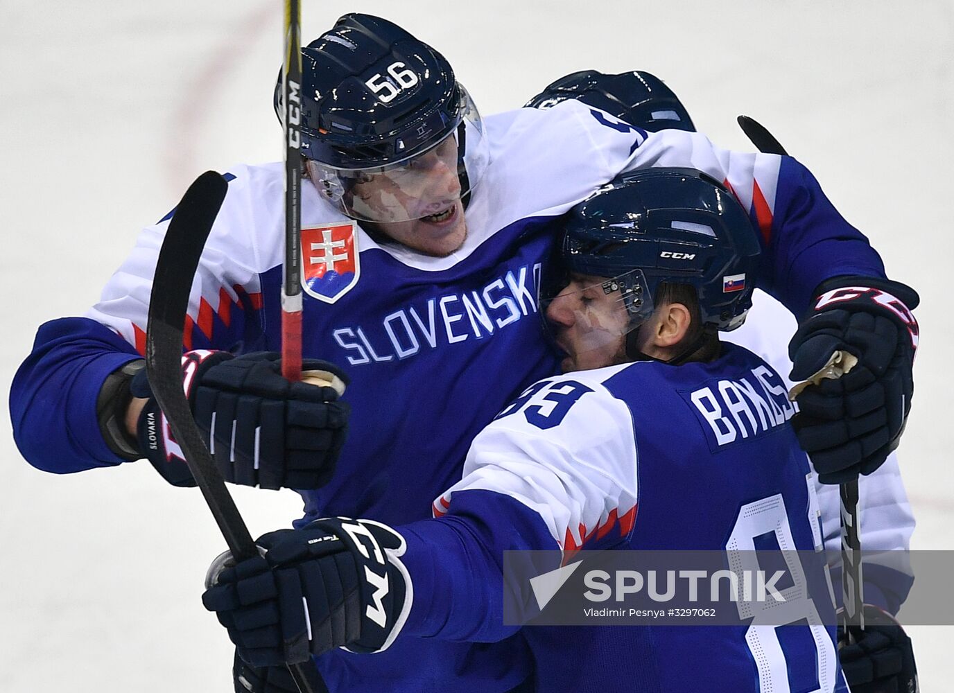 2018 Winter Olympics. Ice hockey. Men. Slovakia vs. Russia