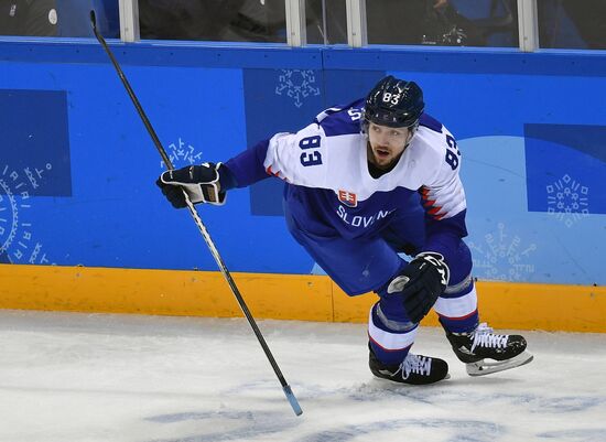 2018 Winter Olympics. Ice hockey. Men. Slovakia vs. Russia