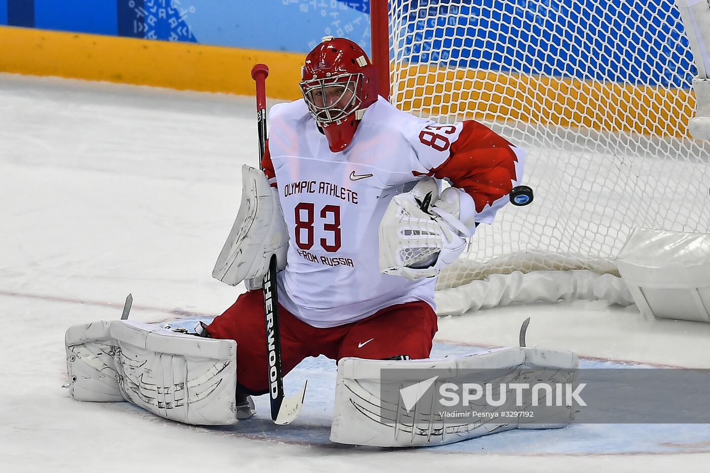 2018 Winter Olympics. Ice hockey. Men. Slovakia vs. Russia