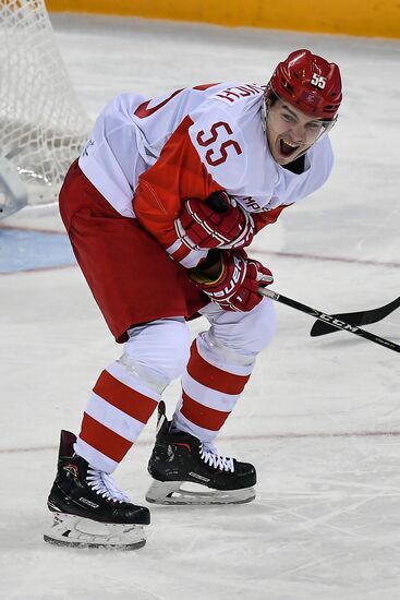 2018 Winter Olympics. Ice hockey. Men. Slovakia vs. Russia