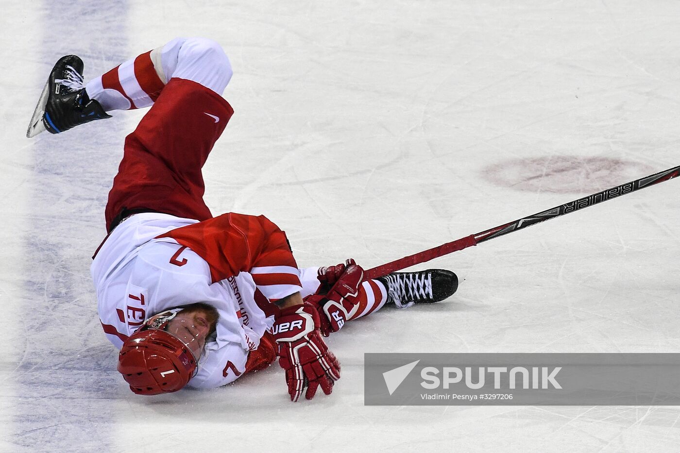 2018 Winter Olympics. Ice hockey. Men. Slovakia vs. Russia
