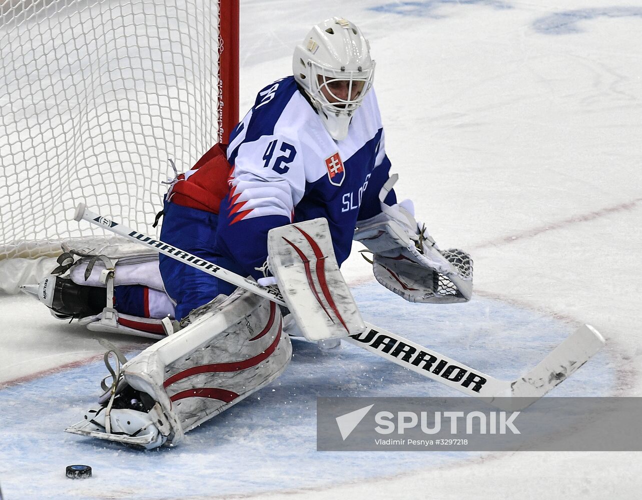 2018 Winter Olympics. Ice hockey. Men. Slovakia vs. Russia