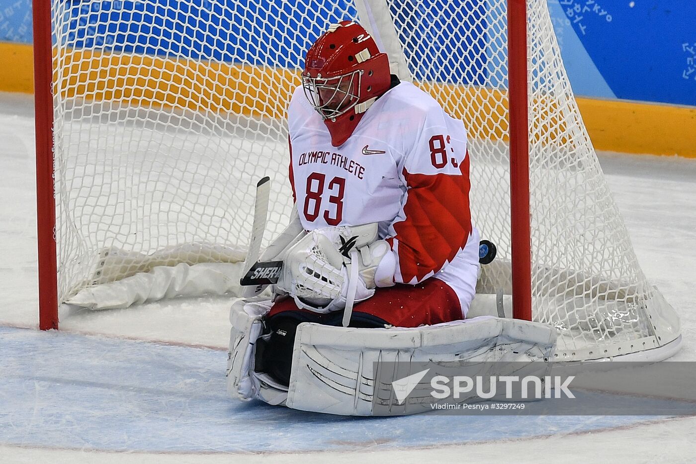 2018 Winter Olympics. Ice hockey. Men. Slovakia vs. Russia