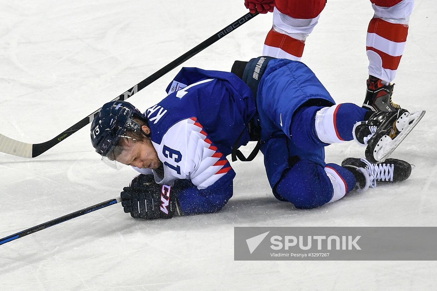 2018 Winter Olympics. Ice hockey. Men. Slovakia vs. Russia