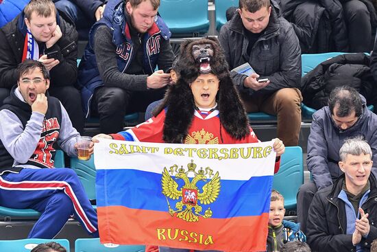 2018 Winter Olympics. Ice hockey. Men. Slovakia vs. Russia