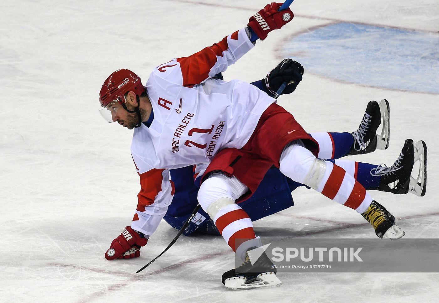 2018 Winter Olympics. Ice hockey. Men. Slovakia vs. Russia