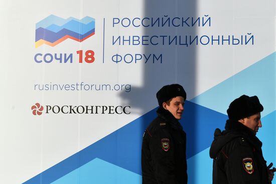 Preparations for Russian Investment Forum in Sochi