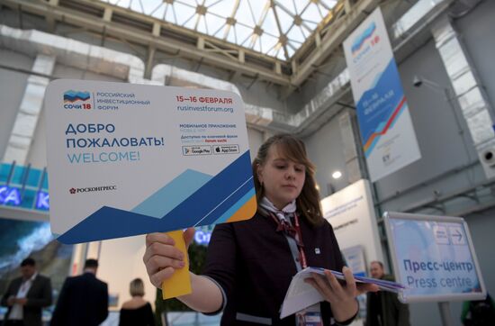 Preparations for Russian Investment Forum in Sochi