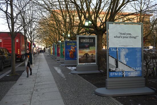 Preparations for 68th Berlin International Film Festival