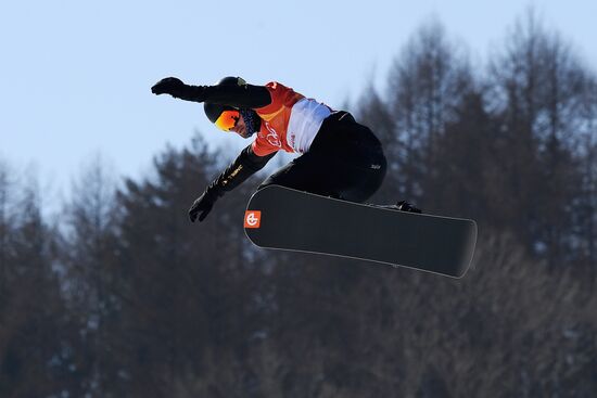 2018 Winter Olympics. Snowboarding. Men. Snowboard cross