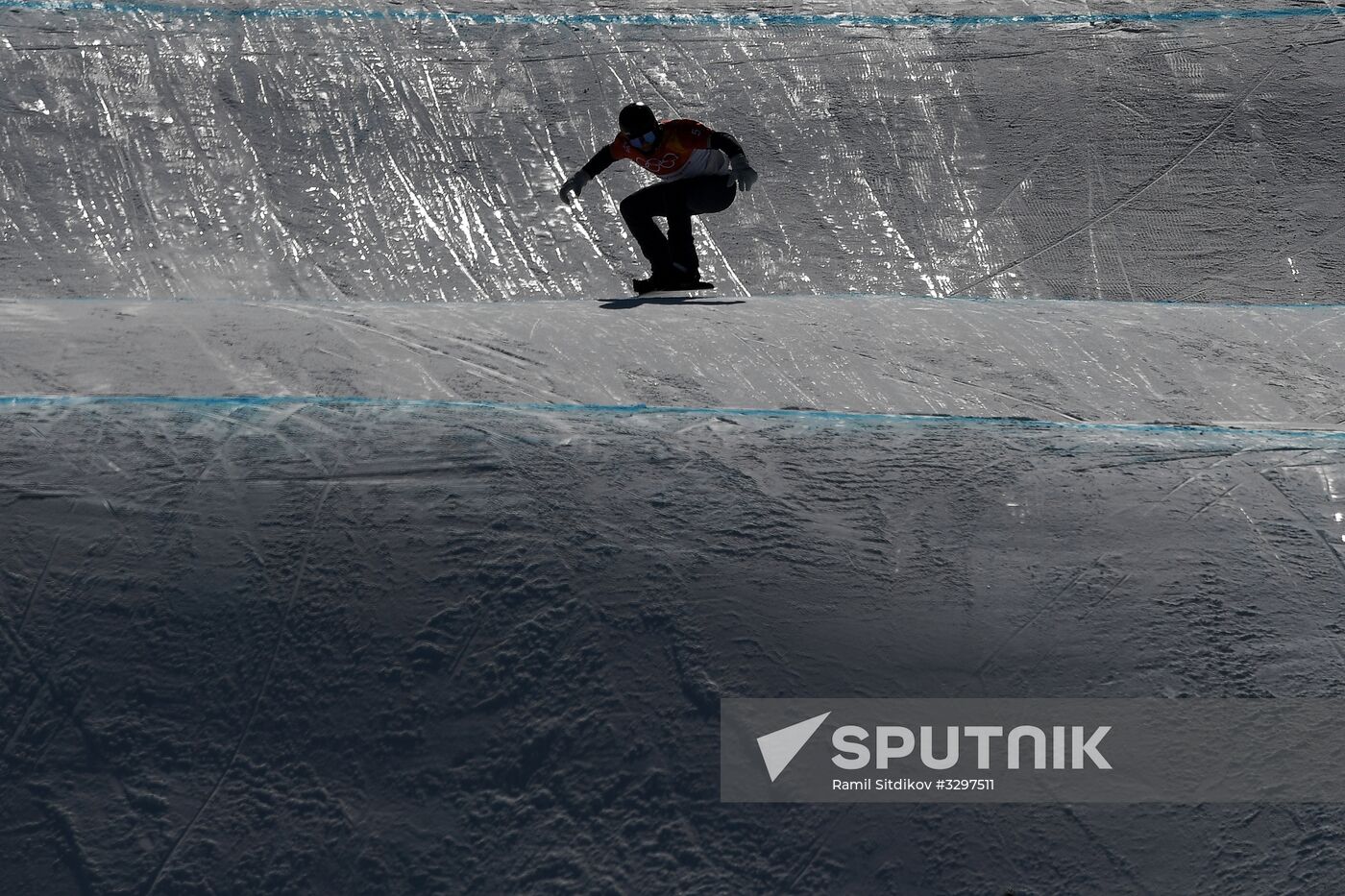 2018 Winter Olympics. Snowboarding. Men. Snowboard cross