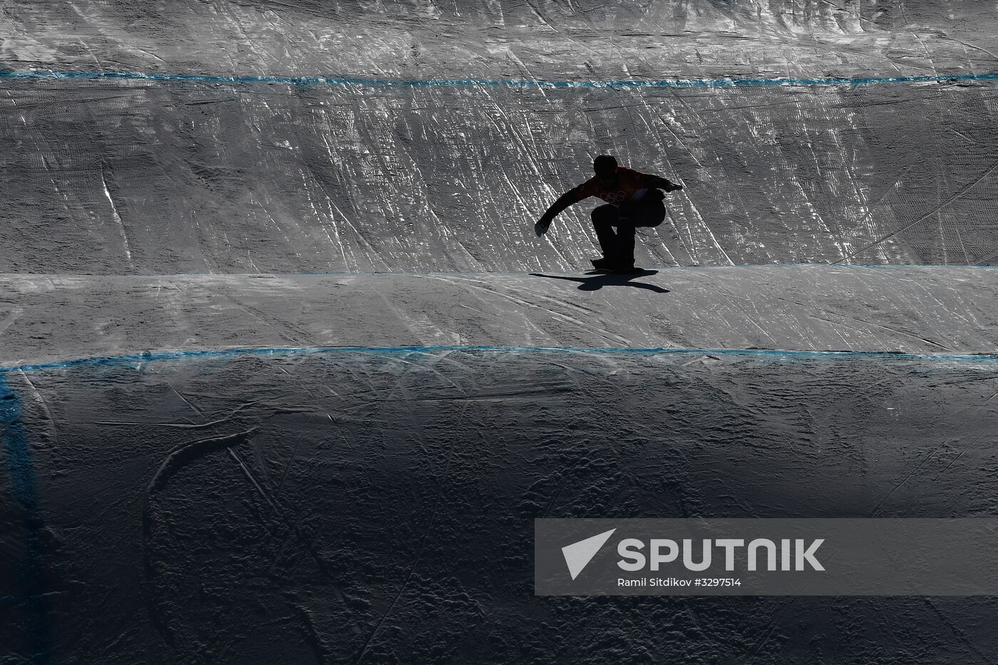 2018 Winter Olympics. Snowboarding. Men. Snowboard cross