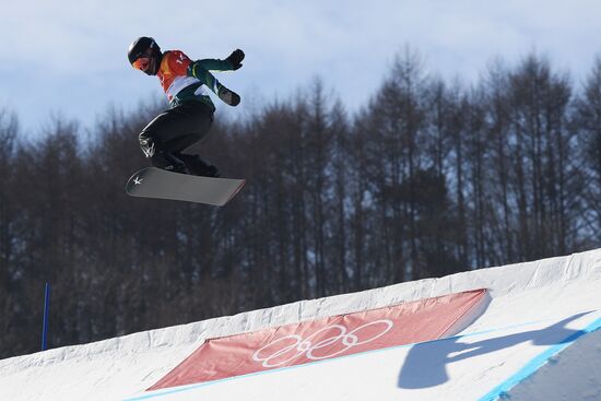 2018 Winter Olympics. Snowboarding. Men. Snowboard cross