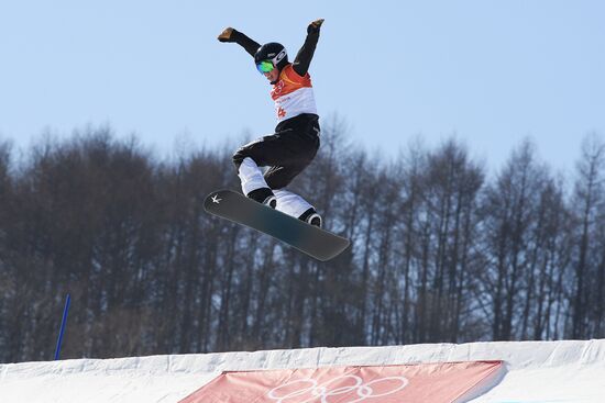 2018 Winter Olympics. Snowboarding. Men. Snowboard cross
