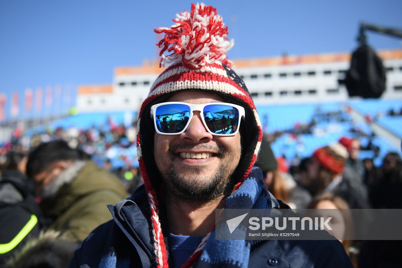 2018 Winter Olympics. Snowboarding. Men. Snowboard cross