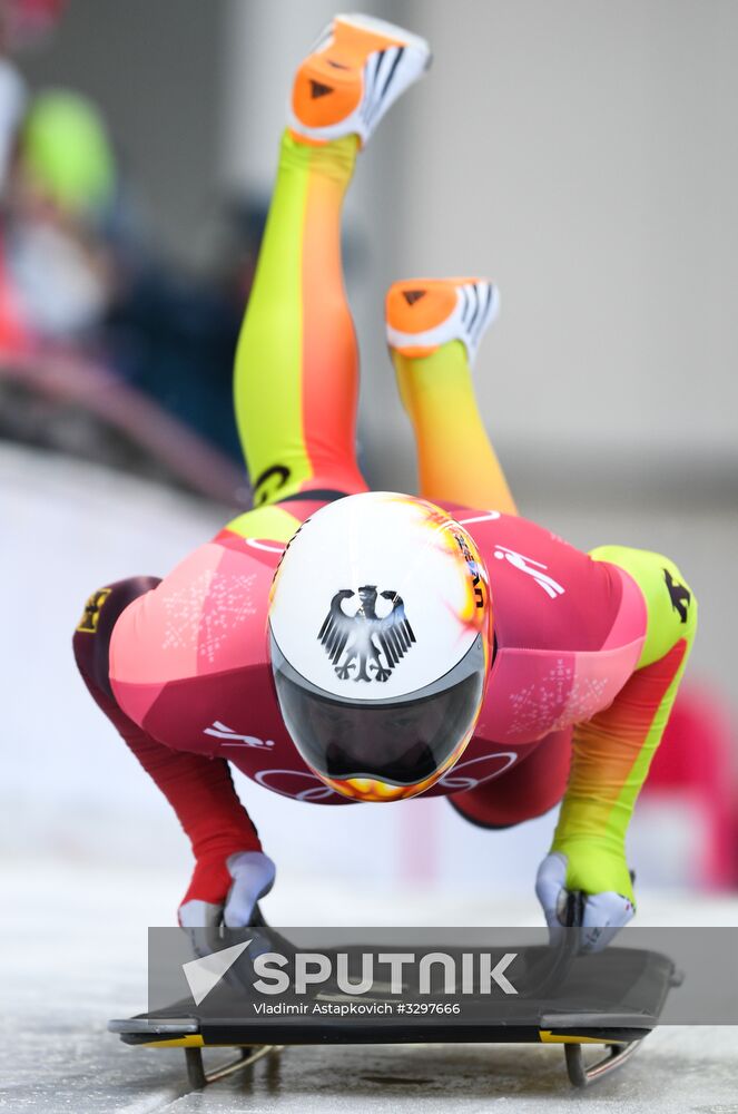 2018 Winter Olympics. Skeleton. Men. Day one