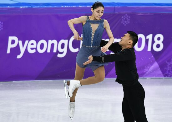 2018 Winter Olympics. Figure skating. Pairs. Free skating