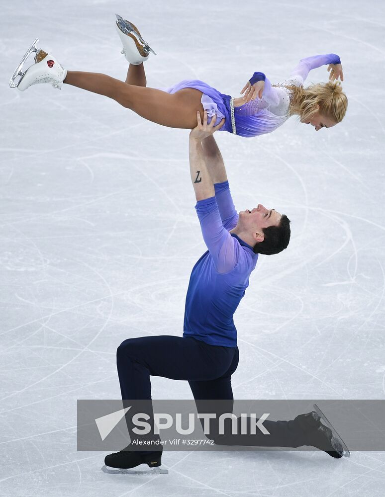 2018 Winter Olympics. Figure skating. Pairs. Free skating