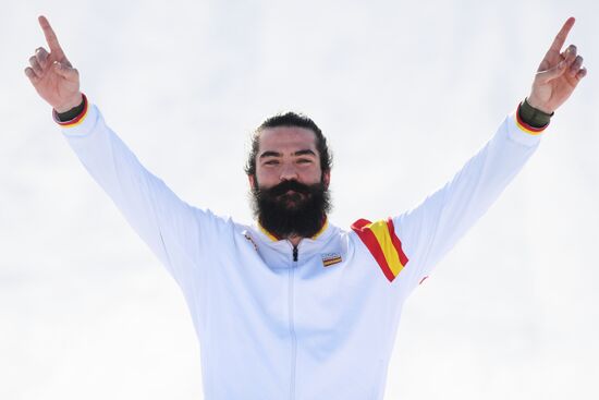 2018 Winter Olympics. Snowboarding. Men. Snowboard Cross